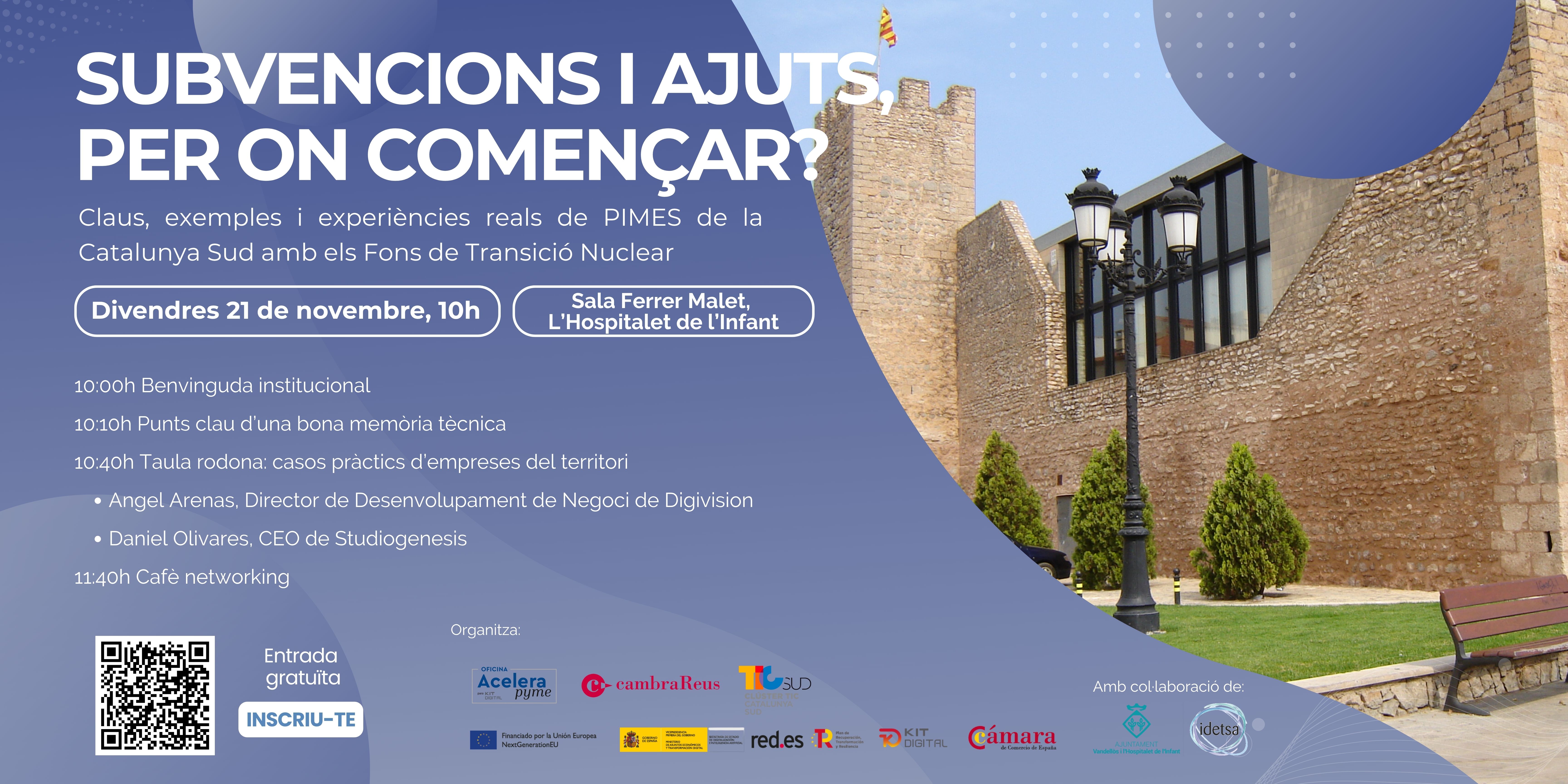 HOSPITALET - SUBVENCIONS I AJUTS,  PER ON COMENÇAR?