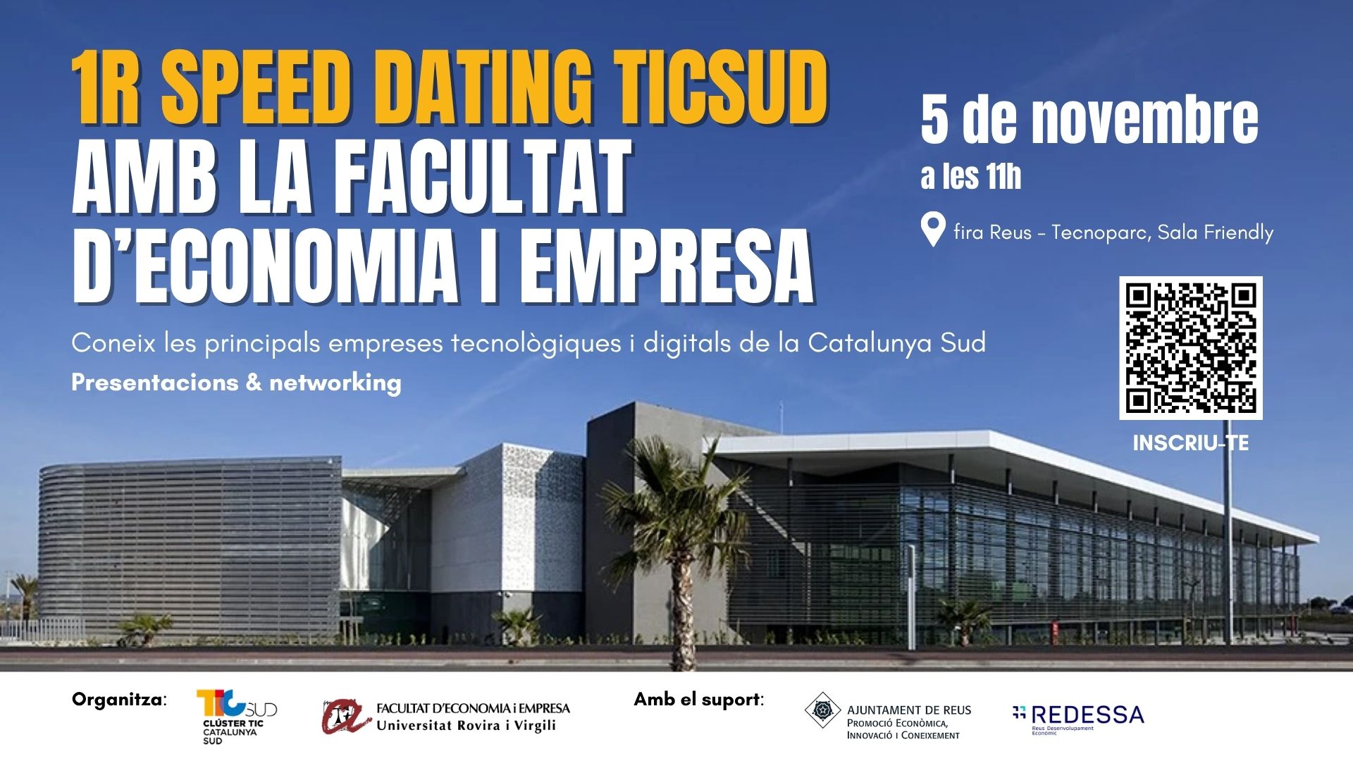 1r speed dating TICSud amb la facultat d’economia i empresa